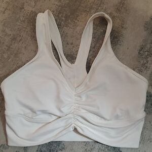 ALO Yoga Cream Sports Bra